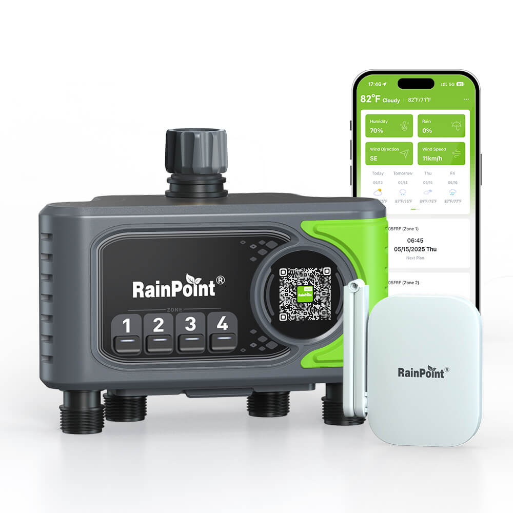 4-Zone WiFi Sprinkler Timer