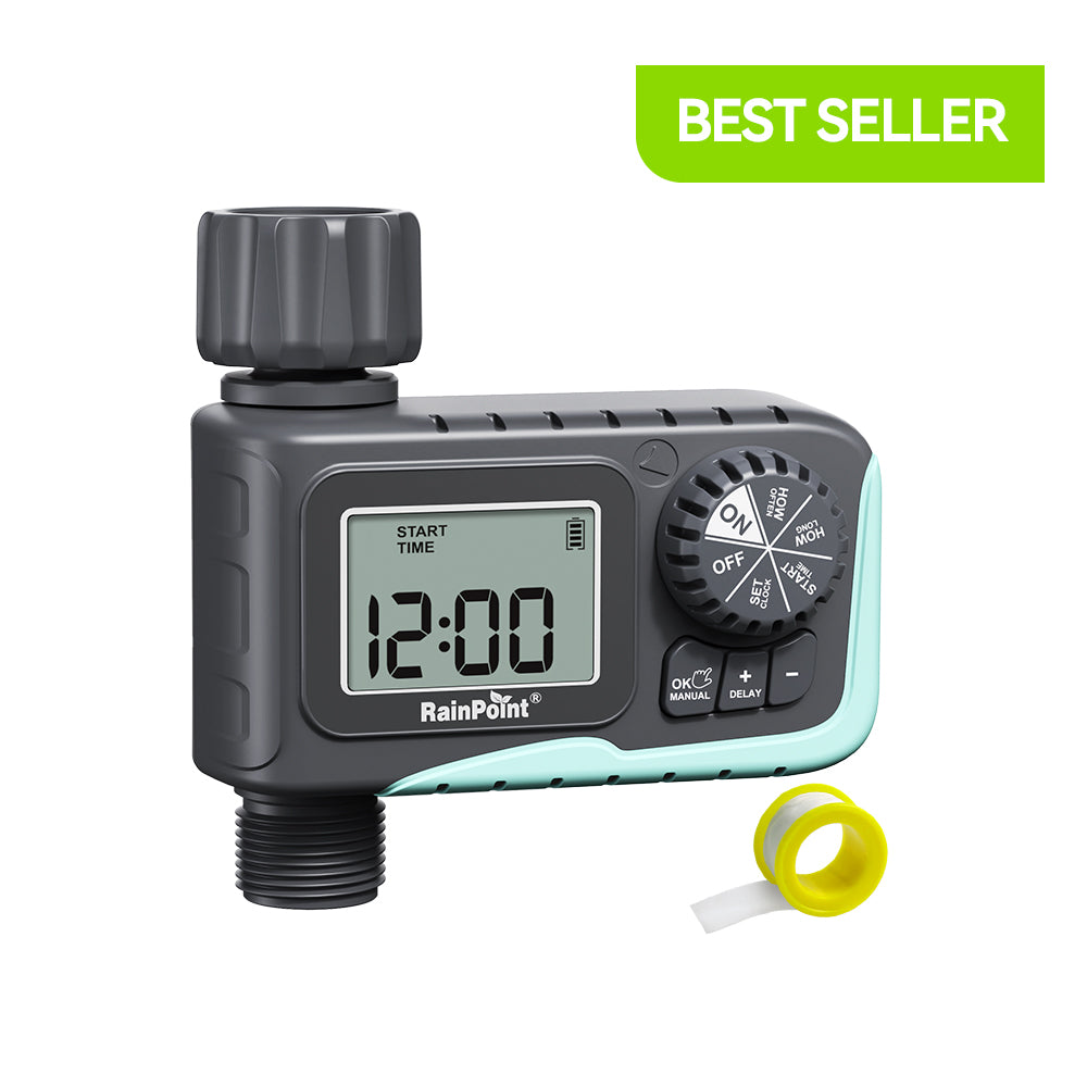 RainPoint Mini Digital Sprinkler Timer 1-Zone Hose Water Timer