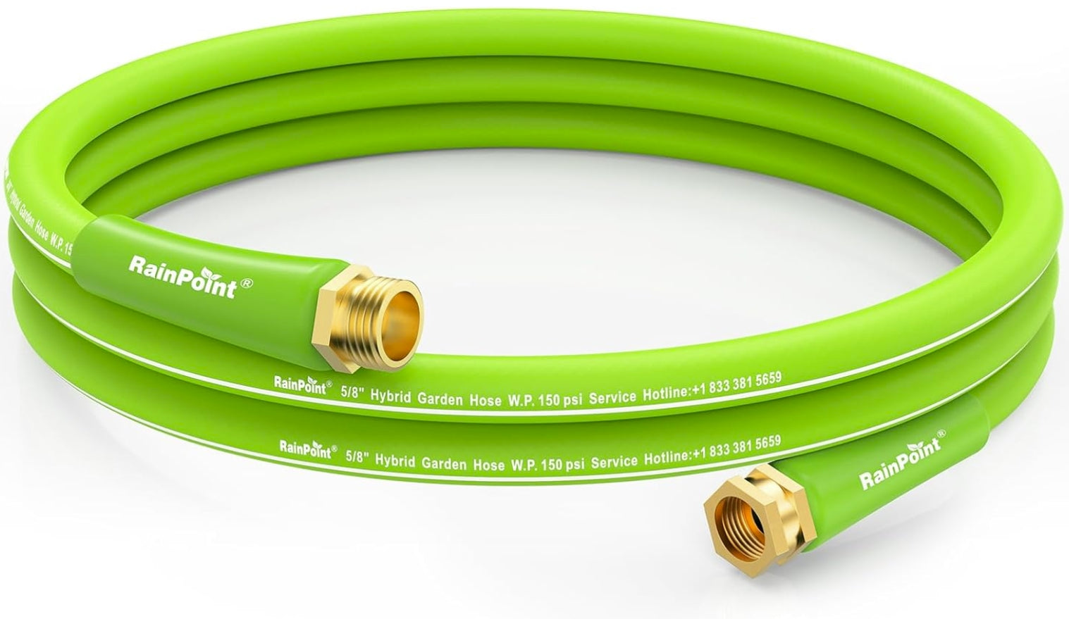 RAINPOINT Short Garden Hose 10ft - Lightweight Water Hose