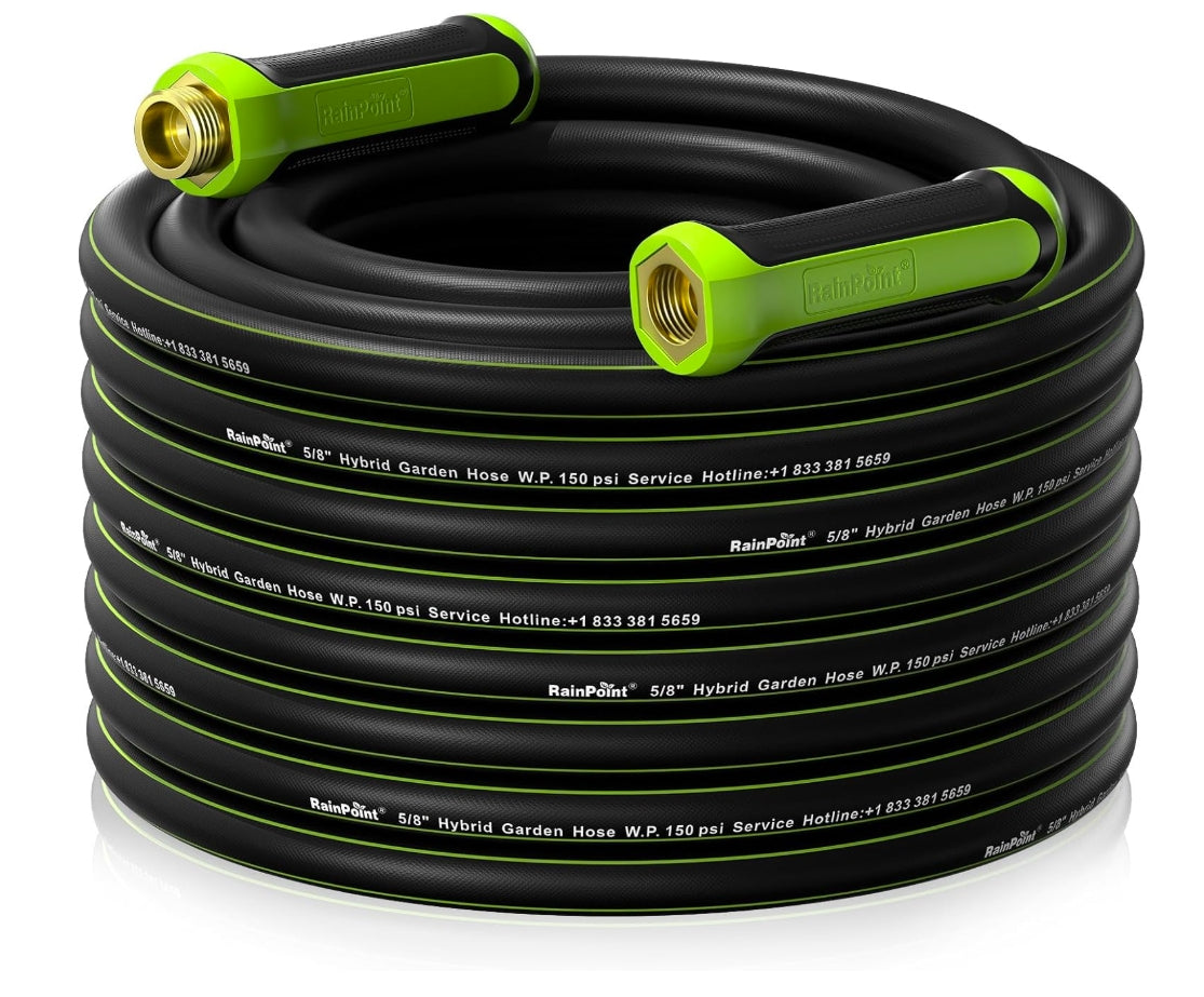 RAINPOINT Garden Hose 75ft x 5/8"