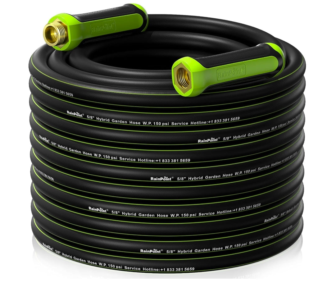 RAINPOINT Short Garden Hose 100ft x 5/8"