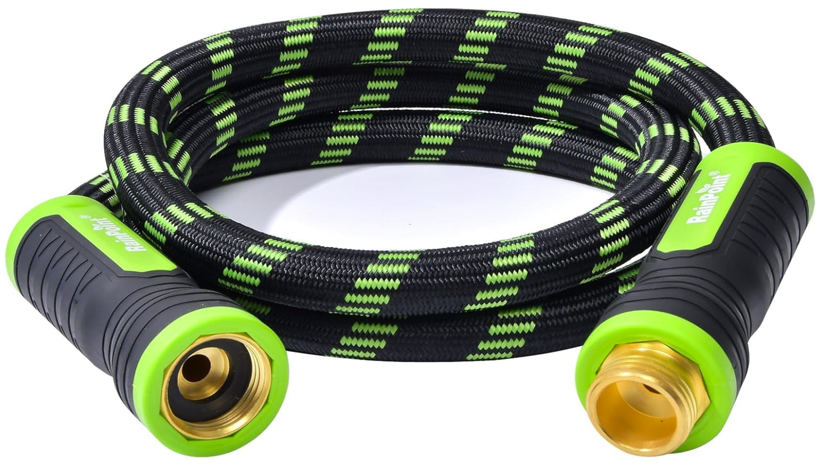 RAINPOINT 5 Foot Garden Hose - Lightweight 304 Metal Garden Hose