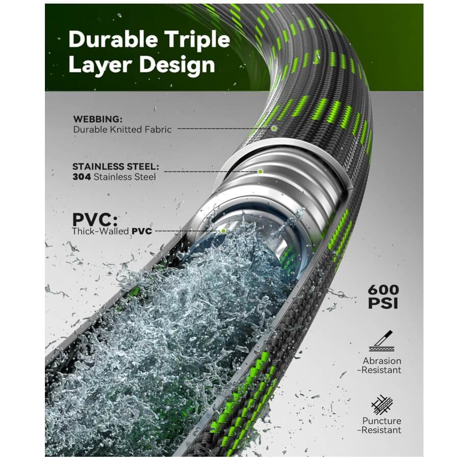 RAINPOINT 75 Foot Garden Hose