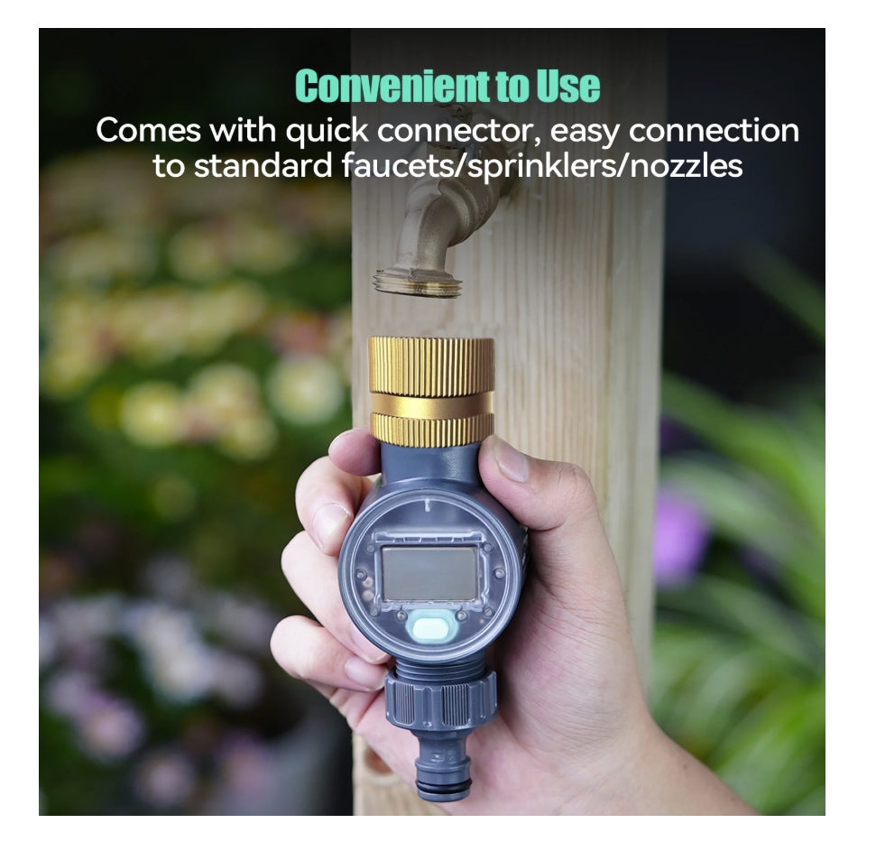 RainPoint Water Flow Meter for Garden Hose Watering