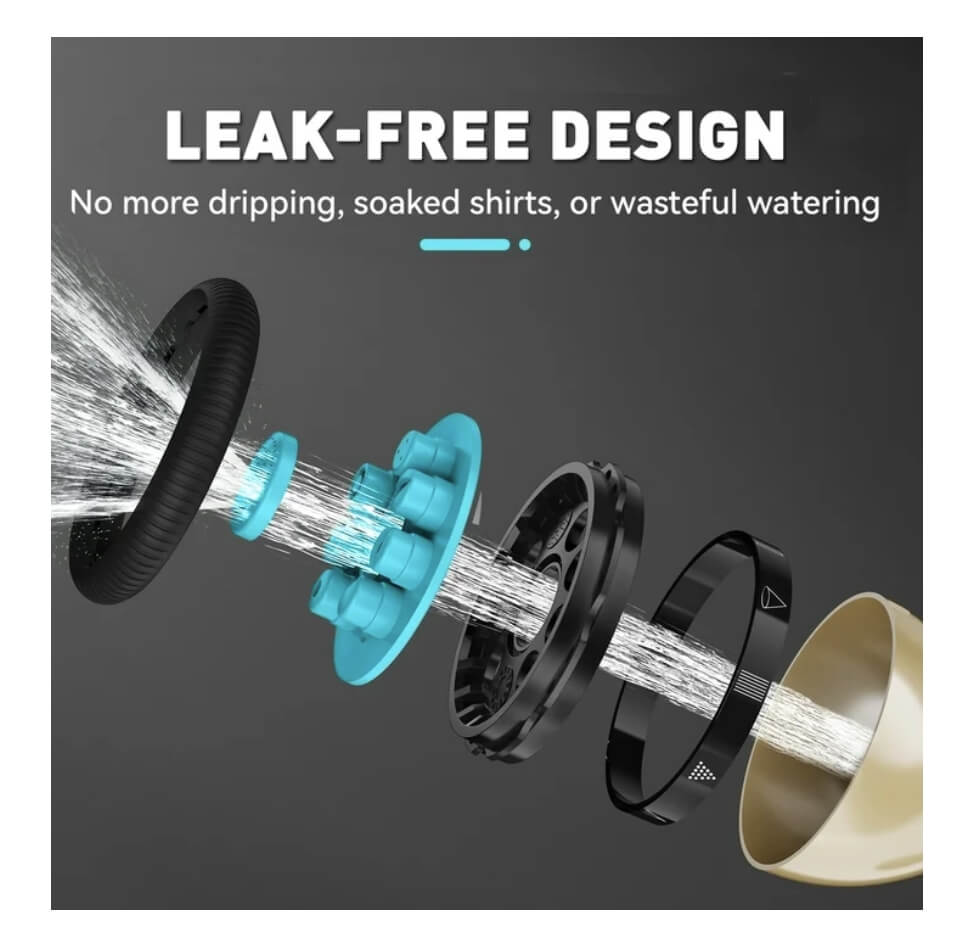 Ergonomic Garden Hose Nozzle for Car Washing & Plant Watering
