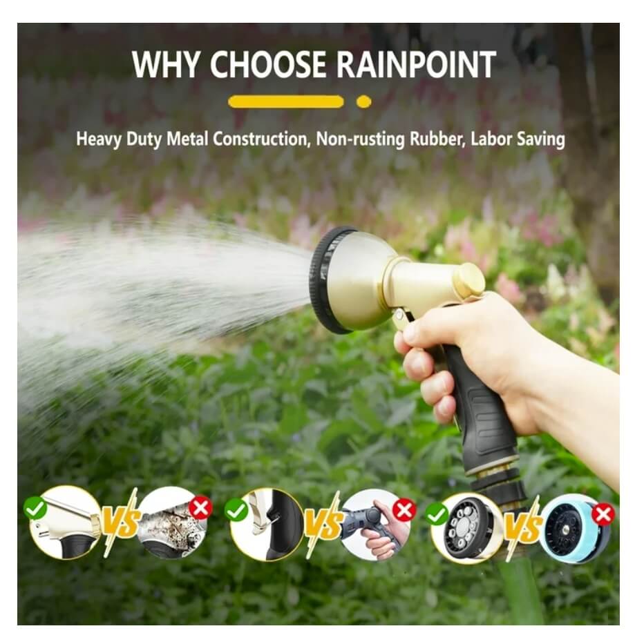 RainPoint Garden Hose Nozzle Sprayer,Yellow