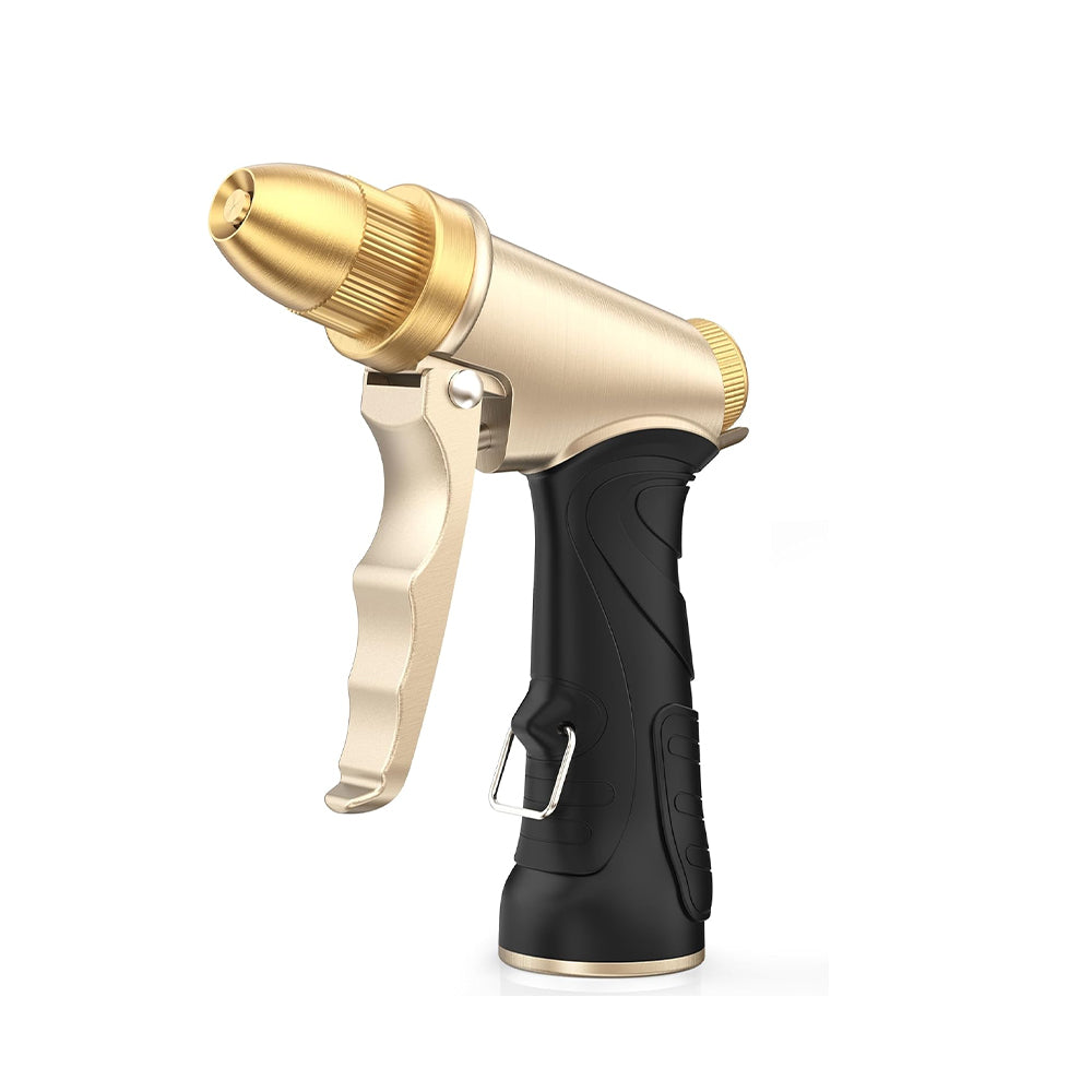 garden hose spray RainPoint High Pressure Water Hose Nozzle with Adjustable Spray Patterns