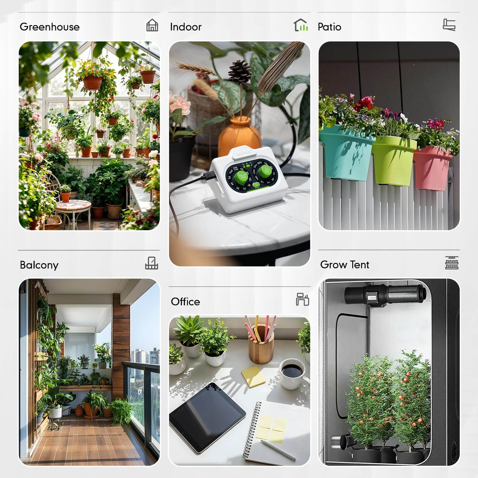 RAINPOINT Beginner-Friendly Automatic Plant Waterer Indoor for 10-15 Plants