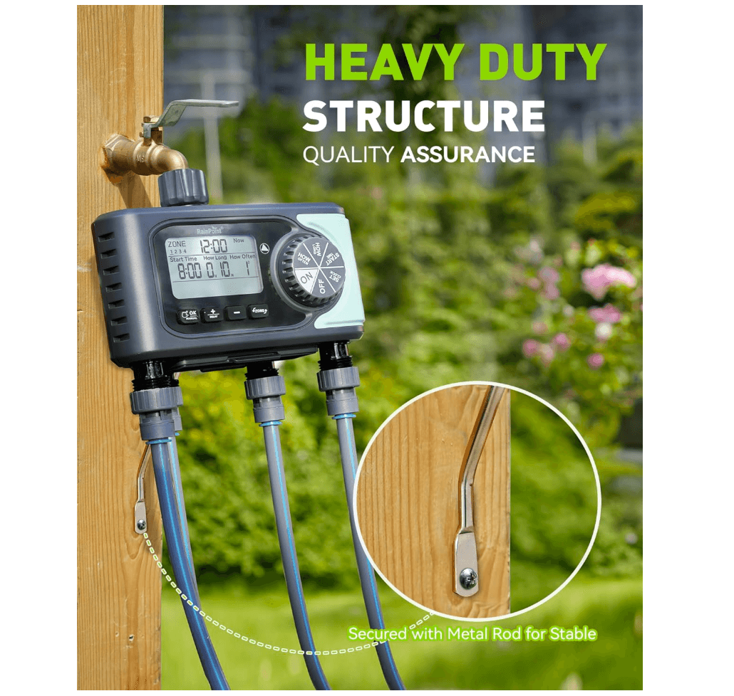 RainPoint Sprinkler Timer 4 Zone Water Timer