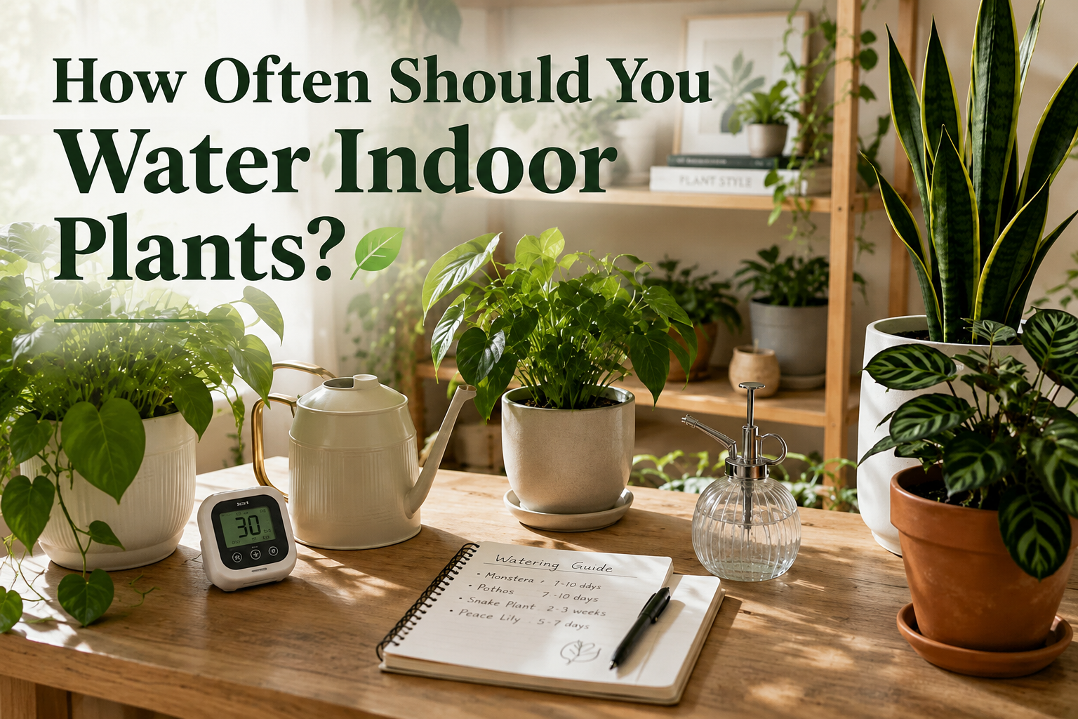 How Often Should You Water Indoor Plants?