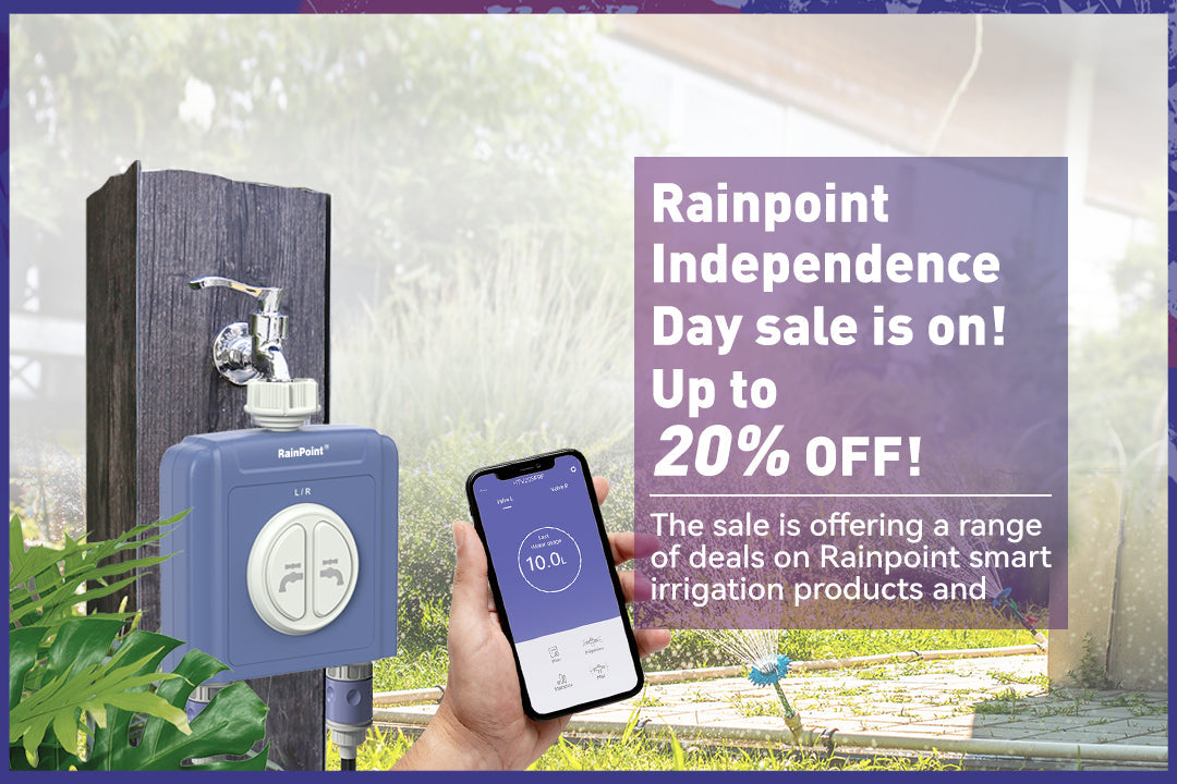 Rainpoint Independence Day sale is on! Up to 20% OFF!