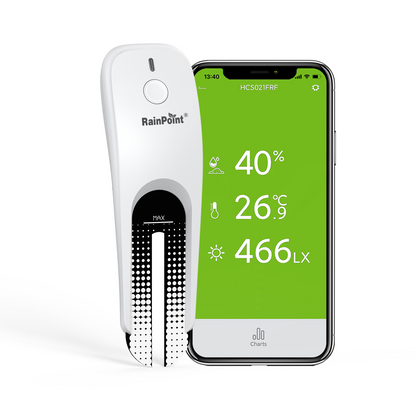 RainPoint Smart Soil&amp; Moisture Sensor Model No: HCS021