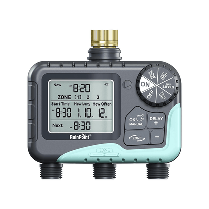  3 Zone Sprinkler Timer 