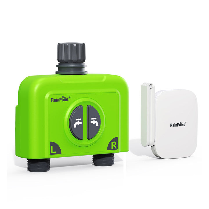RainPoint 2-Zone WiFi Sprinkler Timer, Automatic Water Garden Irrigation System