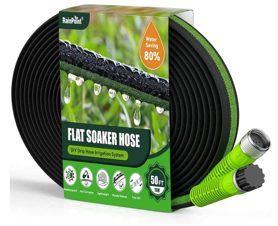 RAINPOINT Flat Soaker Hose 50ft
