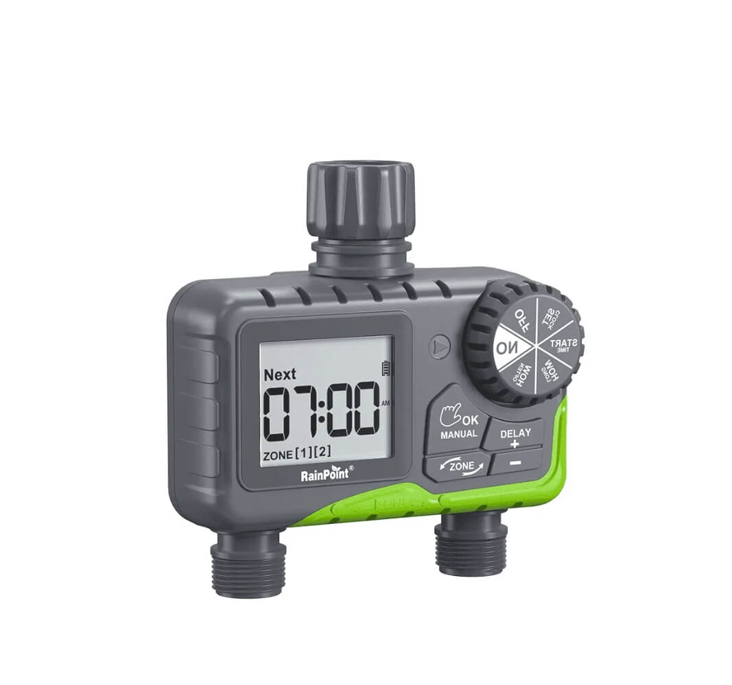 RainPoint 2-Zone Water Timer for Outdoor Hose
