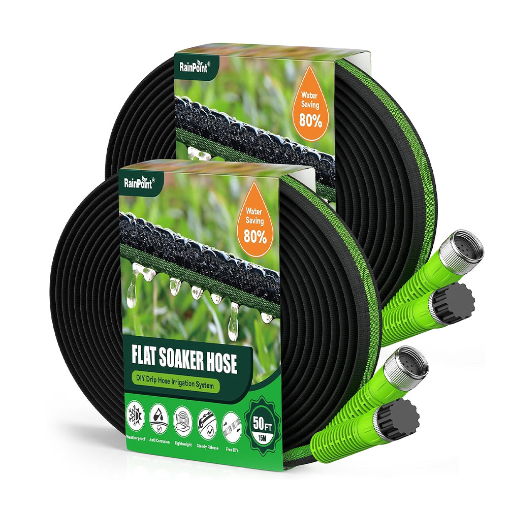 RAINPOINT Flat Soaker Hose 100FT