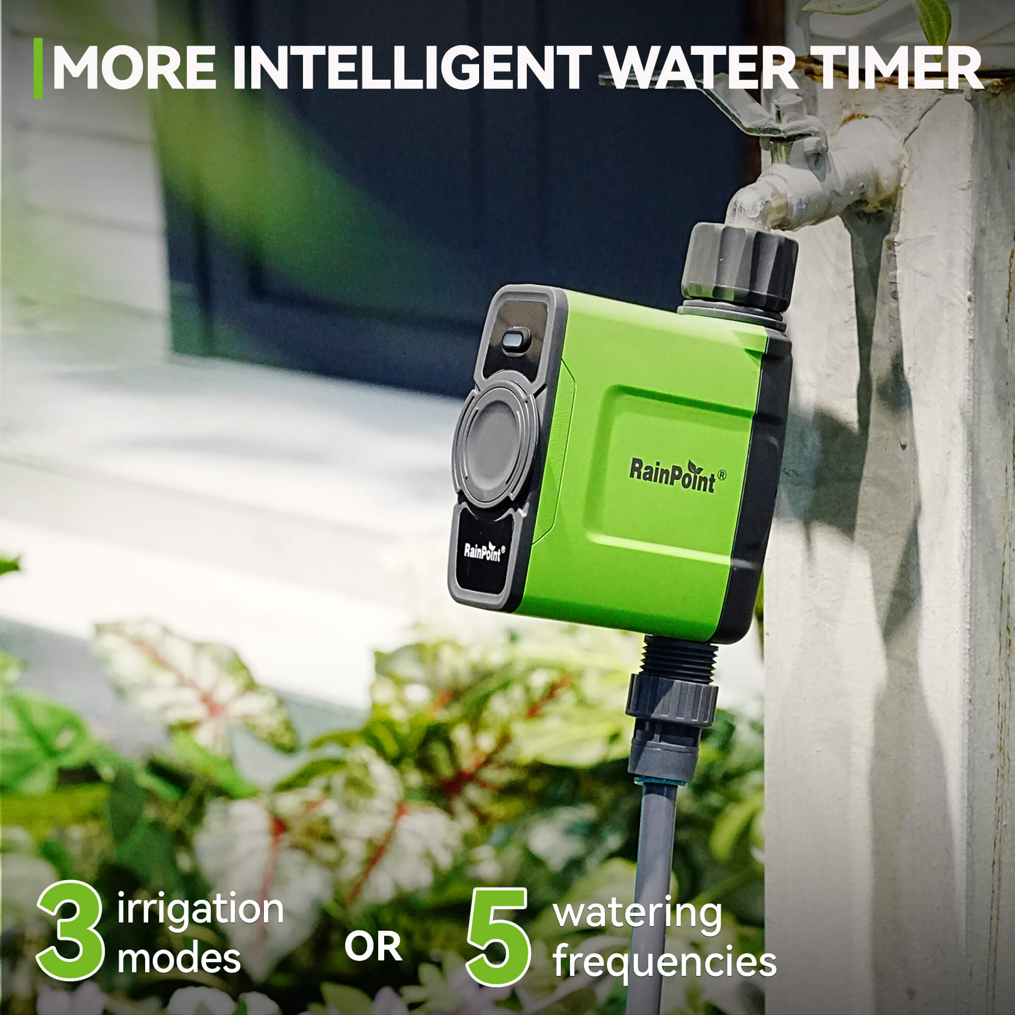 RainPoint Sprinkler Timer WiFi Water Timer, Smart Garden Hose Faucet Timer