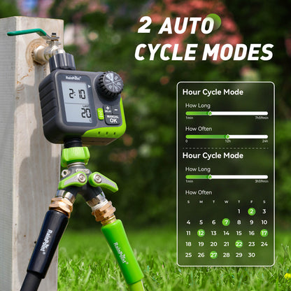 RainPoint Sprinkler Timer for Hose with Rain Delay/Automatic Watering/Manual Watering