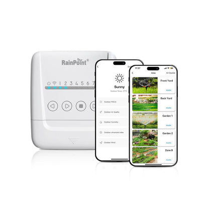 RainPoint 8 Zone Smart Sprinkler Controller