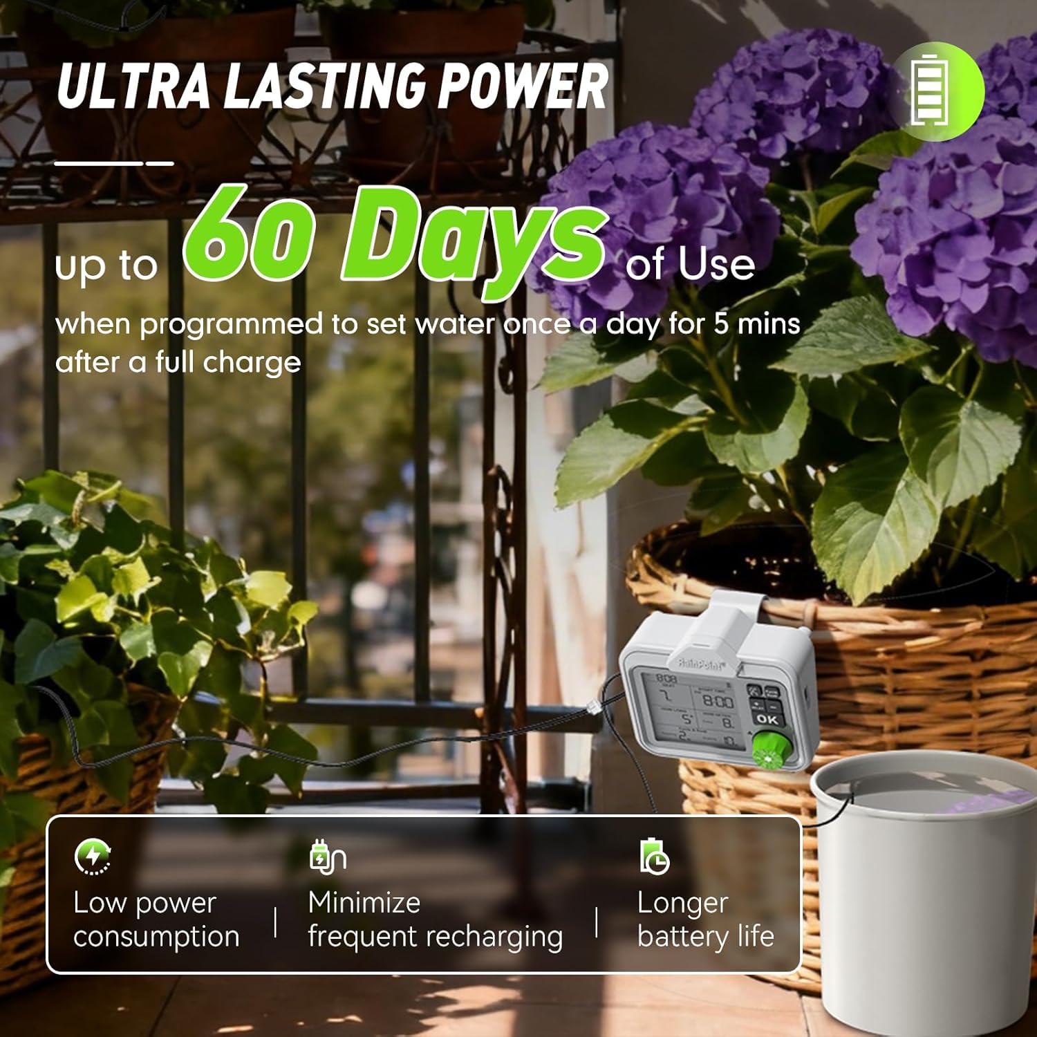 Doe-het-zelf automatisch bewateringssysteem met filters, voor binnen, irrigatieset, potplanten, vakantie, irrigatiesysteem, balkon, voor 8 kamerplanten, met waterpomp, voor bloembed, terras, tuin Doe-het-zelf automatisch bewateringssysteem met filters, voor binnen, irrigatieset, potplanten, vakantie, irrigatiesysteem, balkon, voor 8 kamerplanten, met waterpomp, voor bloembed, terras, tuin