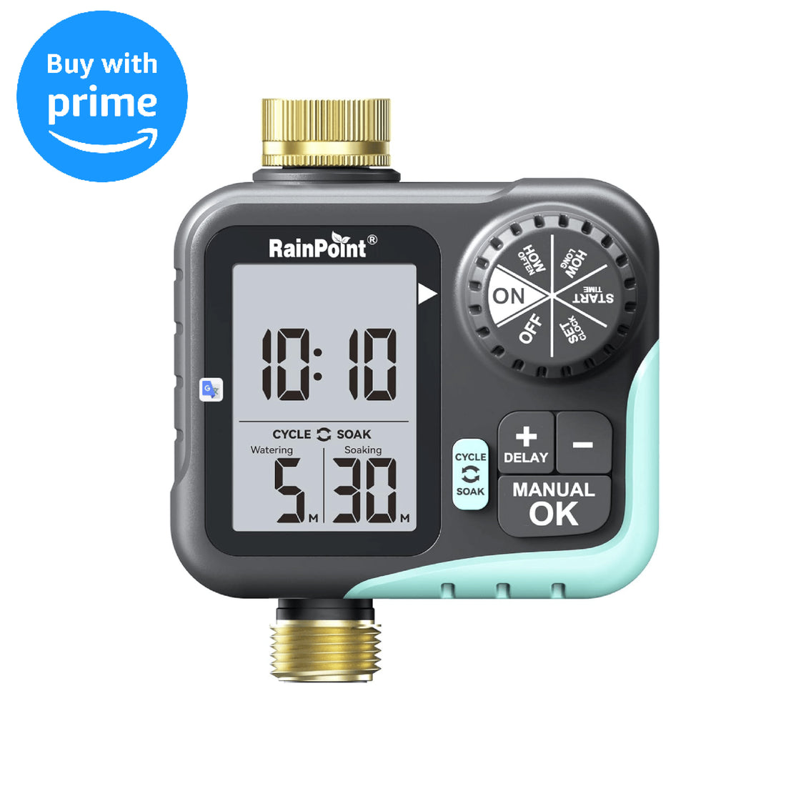 RAINPOINT Sprinkler Timer for Garden Hose