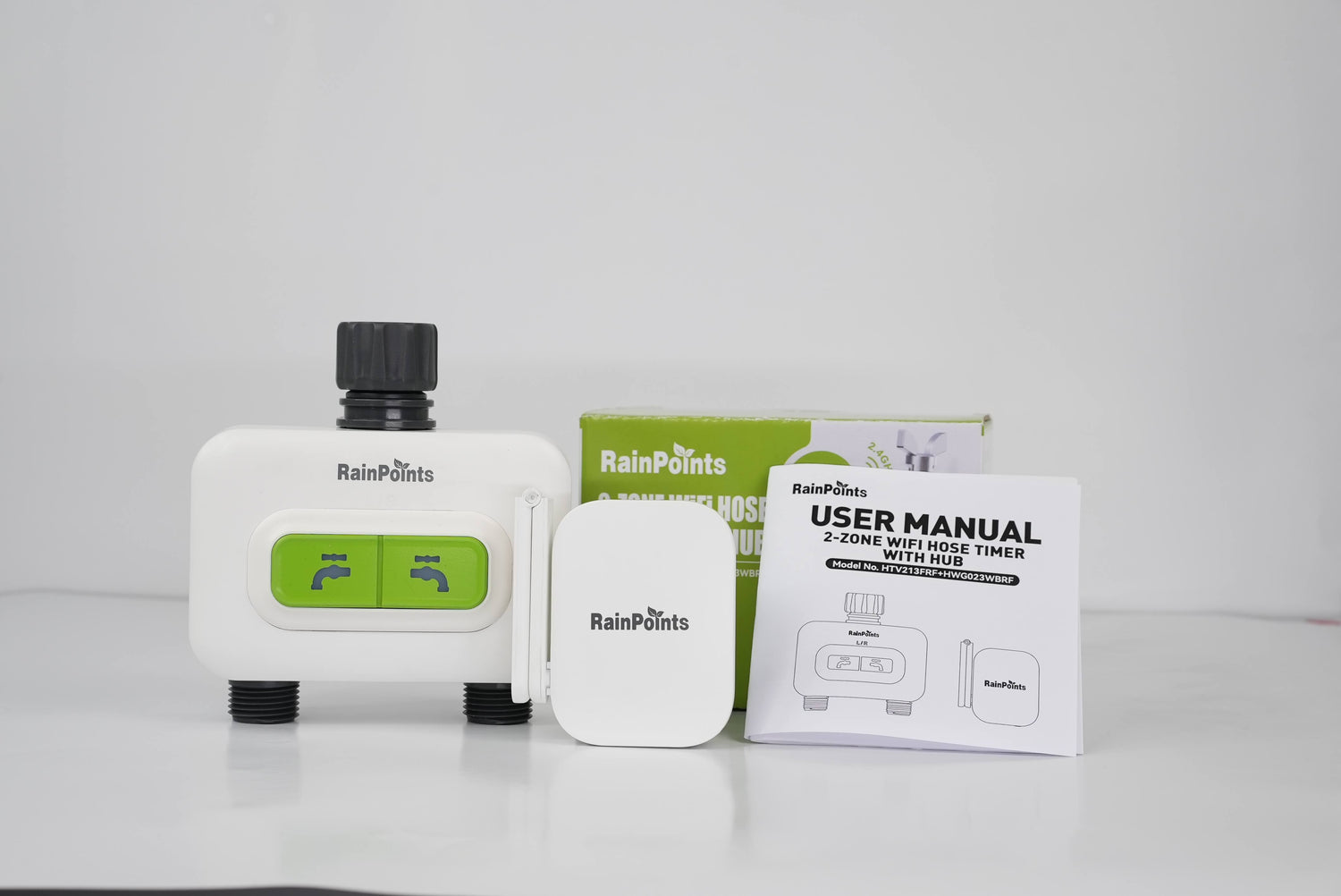 RainPoints 2-zone Wireless Smart Water Timer