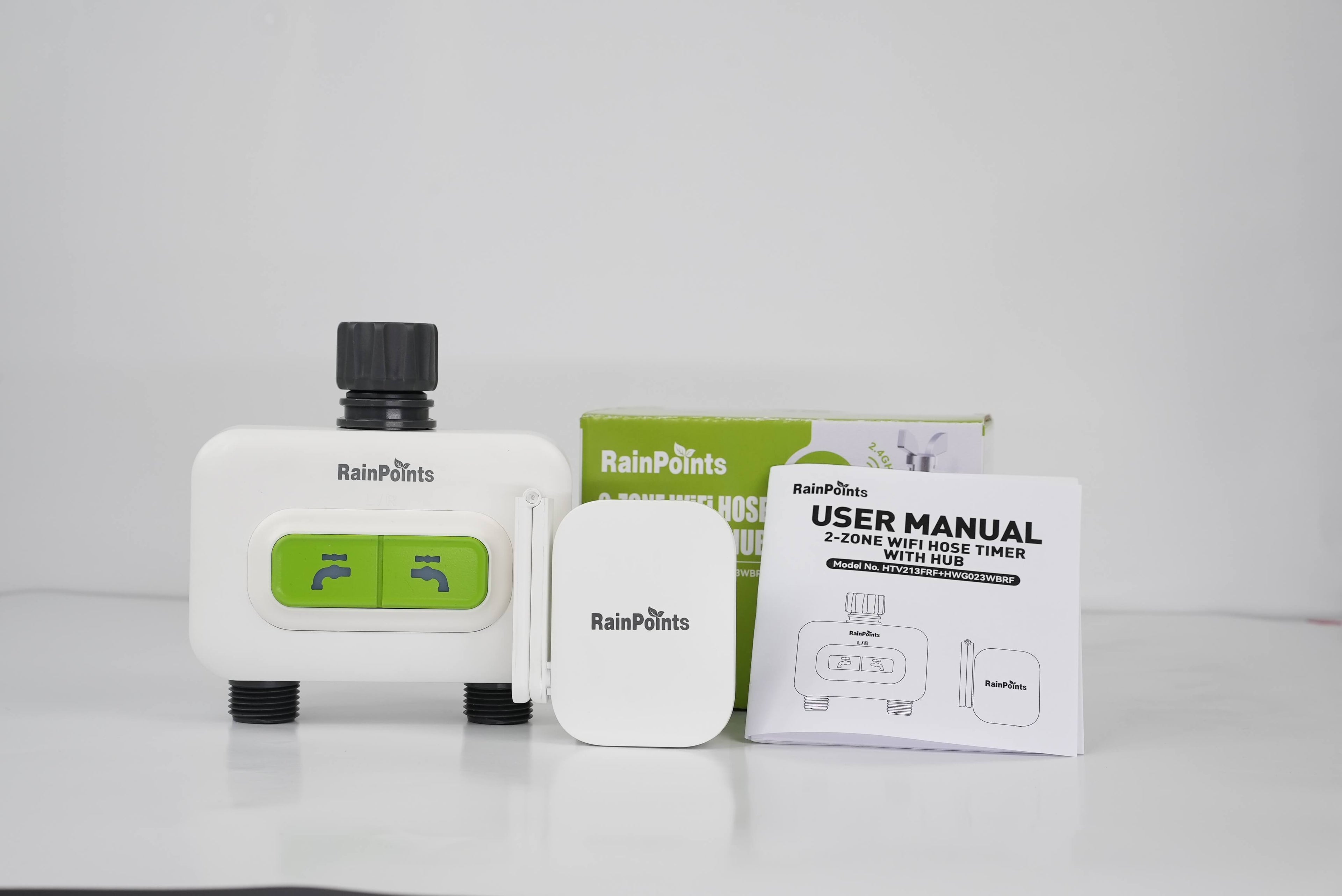 RainPoints 2-zone Wireless Smart Water Timer