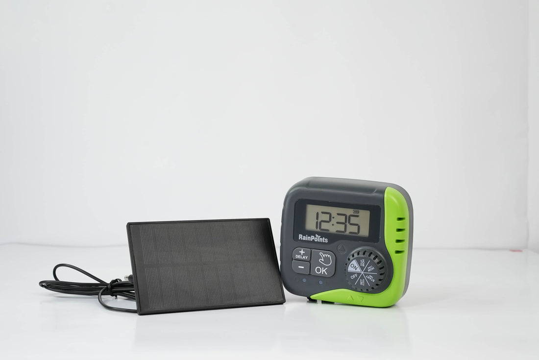 RainPoints Drip Irrigation System With Solar Pump Timer