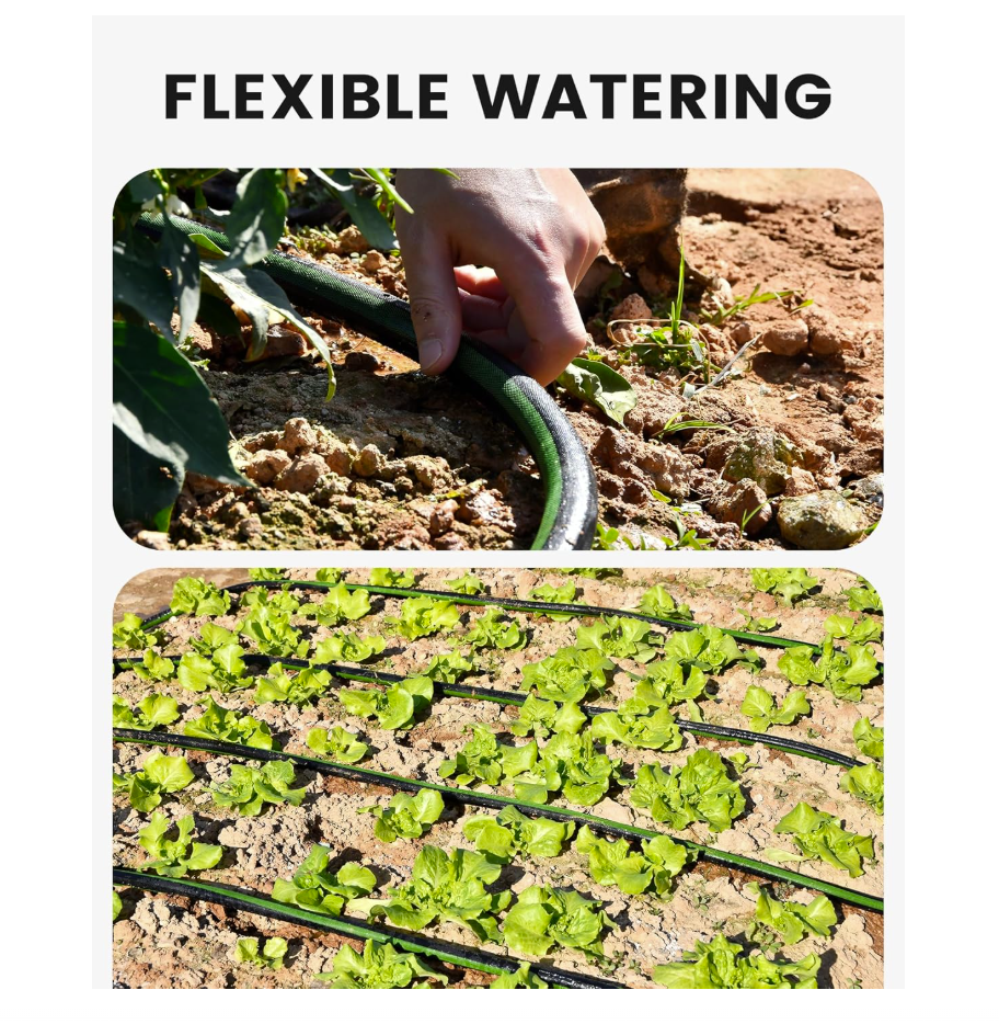 RAINPOINT Flat Soaker Hose 100FT