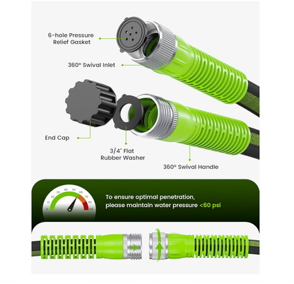 RAINPOINT Flat Soaker Hose 100FT