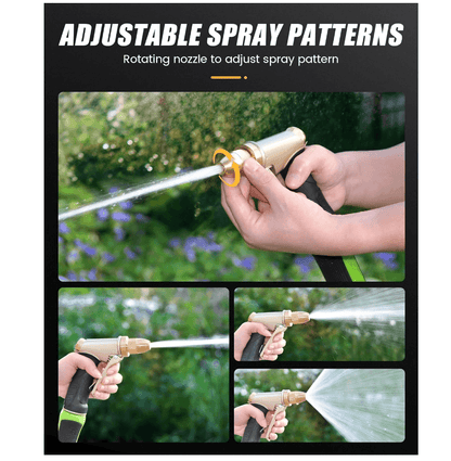 RAINPOINT Heavy Duty Metal Spray Nozzle for Garden Hose (2 pcs)