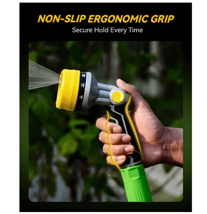 RAINPOINT Full-Metal Garden Hose Nozzle,Yellow