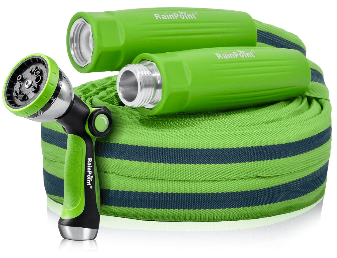 RainPoint 50FT Garden Hose with 10-Pattern Spray Nozzle