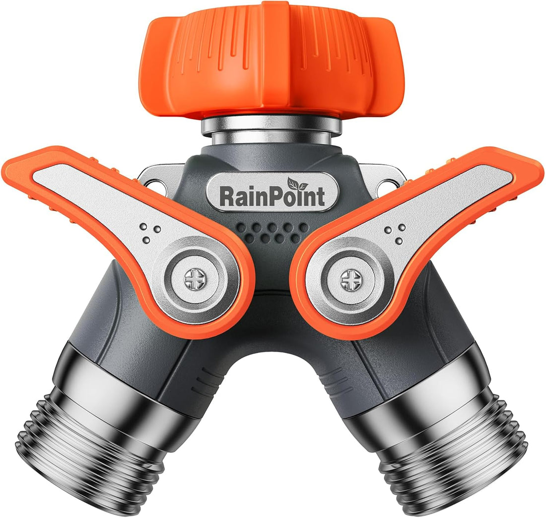 RAINPOINT Garden Hose Splitter (Orange)