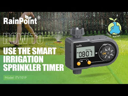 2-Pack RainPoint Programmable Automatic/Manual Irrigation System,1 Outlet