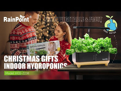 RainPoint Indoor Hydroponics Growing System,13 Pods Hydroponic Garden Planter, Vegetable Growing System Kit, Kitchen Christmas Gifts for Women, Hydro Garden Herb Grower