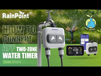 RainPoint Smart+ Garden Watering System Two-Zone Basic Package