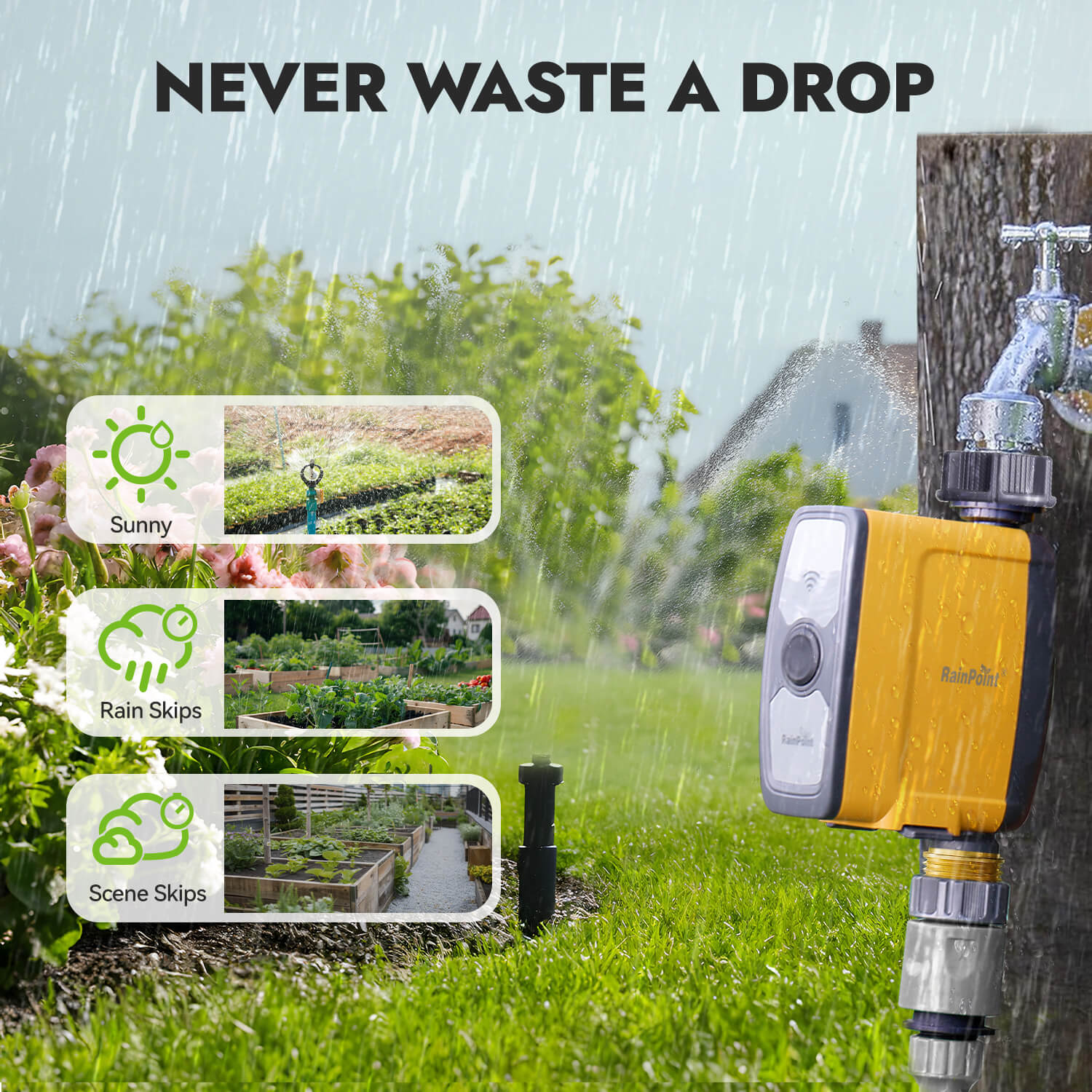 RainPoint Smart WiFi Sprinkler Timer - Thumbnail 4