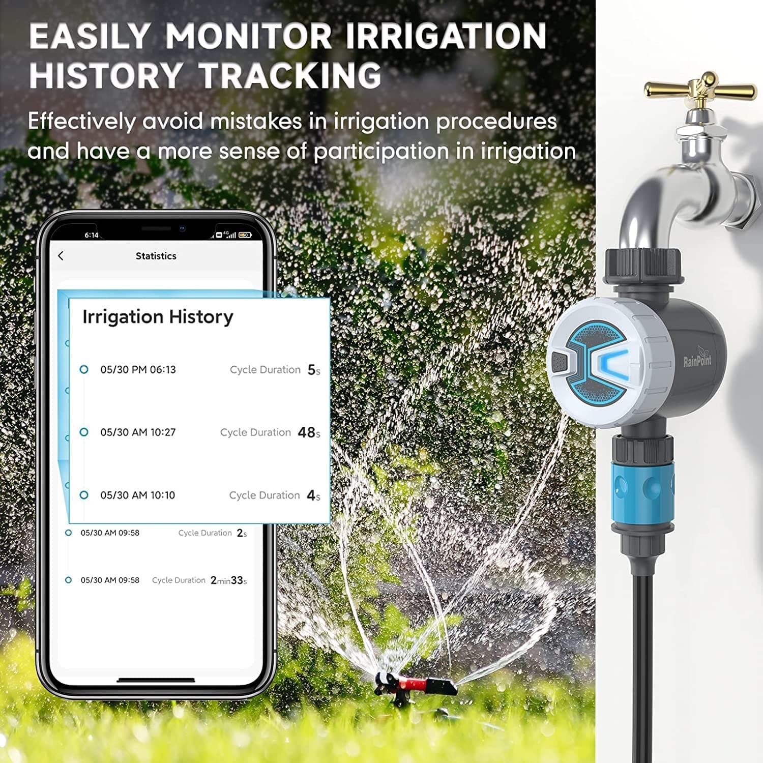  Bluetooth Smart Sprinkler Timer