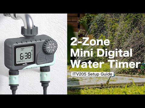 RainPoint ITV205 Digital 2 Outlet Hose Faucet Timer RainPoint
